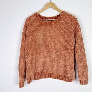 Lacoste Terra cota Chunky Knit Sweater/Autumn sweater